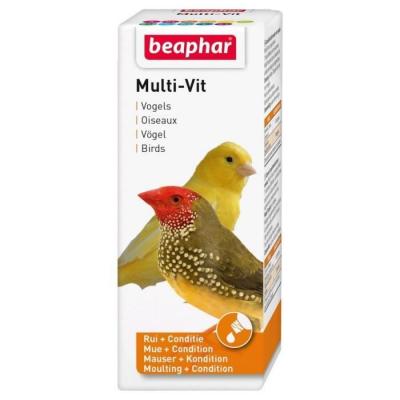 BEAPHAR  Vitamines Multi-Vit - Pour oiseaux - 50ml