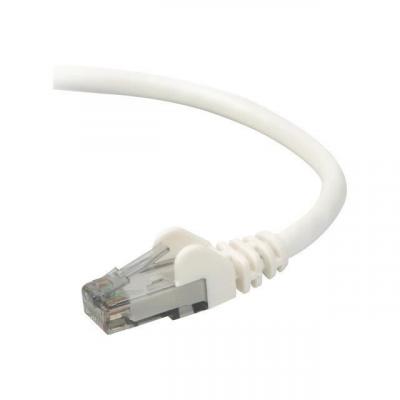 BELKIN  C&acirc;ble RJ45 Lisse UTP - Blanc - CAT6 - M&acirc;le/M&acirc;le - 1 m