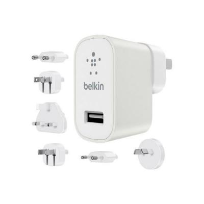 BELKIN Kit universel de voyage  Chargeur secteur L 2.4 A Blanc