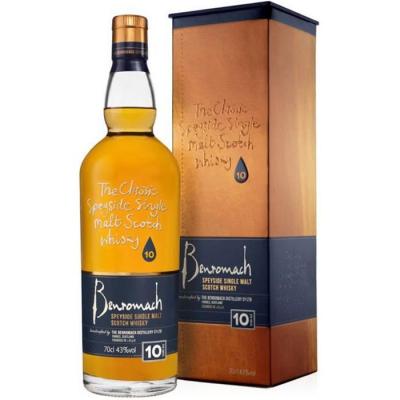 BENROMACH  10 Years 70cl Whisky + Coffret cadeau 
