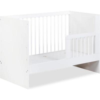  Lit Pour B&eacute;b&eacute; Karolina 3 Hauteurs R&eacute;glables - Blanc - L 120 Cm X L 60 Cm