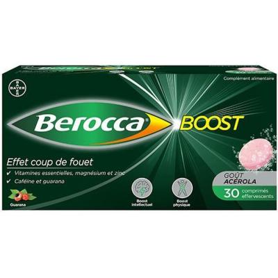 BEROCCA Boost effervescent 30 comprim&eacute;s