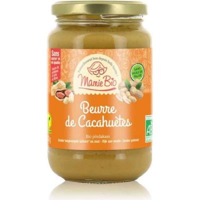 MAMIBIO Beurre de cacahu&egrave;tes 100% 350g bio
