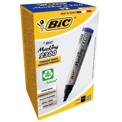 BIC Marqueur Pointe Biseau -  Marking 2300 bleu