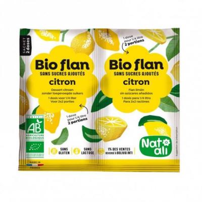 NATALI Bioflan Citron sans sucres ajout&eacute;s 