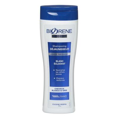 BIORENE  ARGENT shampooing d&eacute;jaunisseur action imm&eacute;diate blanc lumineux