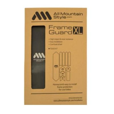 ALL MOUNTAIN STYLE Kit protection de cadre  honey comb xl 10 pcs noir