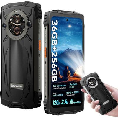BLACKVIEW  BV8200 - Smartphone robuste 65 2.4K 120Hz 12Go(+24Go ext.)/256Go 50MP 8800mAh 45W double &eacute;cran NFC 