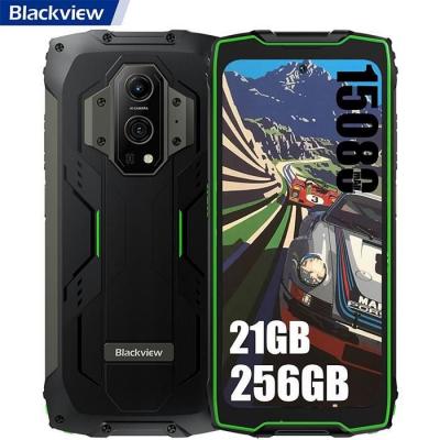 BLACKVIEW Smartphone Incassable  BV6200 Pro 6,56 13000mAh 12Go+128Go Vert avec Smartwatch  W50 Pro 