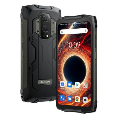 BLACKVIEW Smartphone Incassable BV6200 Pro 6,56 13000mAh 12Go+128Go Noir avec Smartwatch  W50(Noir)