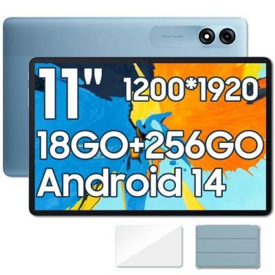  Blackview Tab 9 WiFi Tablette Tactile 10.95 1200*1920 1080P FHD Android 14 18Go+256Go/SD 1To 8200mAh Widevine L1 Mode PC WPS - Bleu 