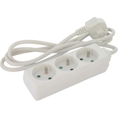 DHOME  Bloc multiprise 3 prises - Blanc