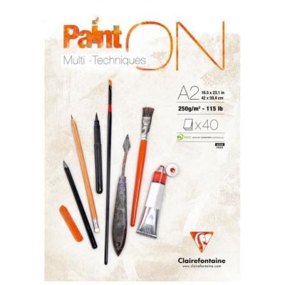  Bloc Paint'On encoll&eacute; 250g 40F A2 blanc