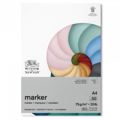  Winsor & Newton, Papier, Bleedproof Bloc 75G A4 50 Feuilles