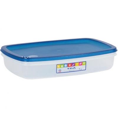EDA Bo&icirc;te de conservation Naturel plate 2L rectangle - turquoise