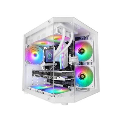 MARS GAMING Bo&icirc;tier ATX semi-tour  MC3TLITEW Blanc