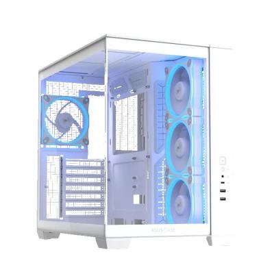 ASUS Bo&icirc;tier PC ATX  A32 PLUS Blanc - 4 ventilateurs ARGB GPU 420 mm radiateur 360 mm