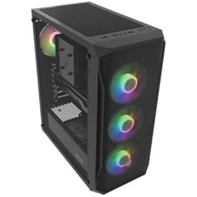 NATEC Bo&icirc;tier PC Fury SHOBO SH4F RGB MIDI Tower - - RGB - Tour midi - ATX