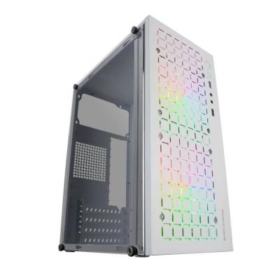 MARS GAMING Bo&icirc;tier Gaming Compact MicroATX -  MC-CORE Blanc