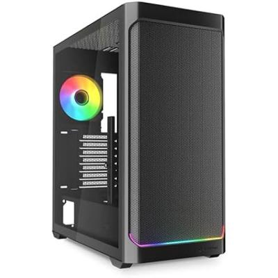 SHARKOON Bo&icirc;tier ATX semi-tour  AK4W RGB Strip Noir