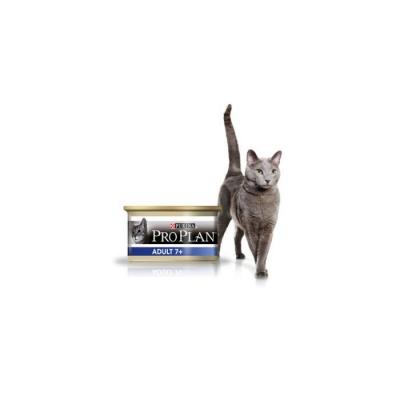 PURINA  Proplan Chat Adulte 7+ Thon Barquette 24 x 85g