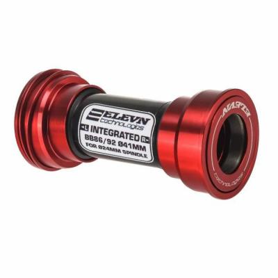 Boitier de p&eacute;dalier Press Fit ELEVN - Rouge - 24mm - BB86 - Bmx
