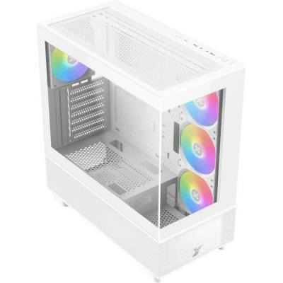 XIGMATEK Boitier PC sans alimentation -  Endorphin Air Arctic V2 (Blanc) - Moyen tour - Format E-ATX 