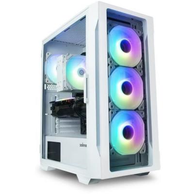 ZALMAN Boitier moyen tour atx i3 neo tg rgb avec panneaux vitr&eacute;s (blanc) I3 Neo TG White 