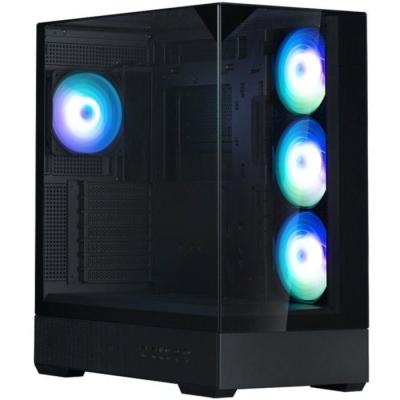 ZALMAN Boitier sans alimentation -  P40 Prism Plus - Moyen tour - Format ATX - Noir