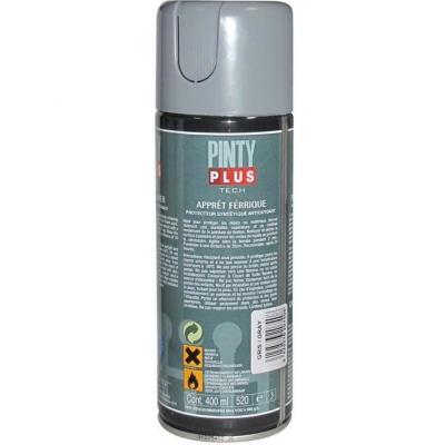 PINTY PLUS Peinture en a&eacute;rosol pintyplus tech 520cc appr&ecirc;t universel gris i113