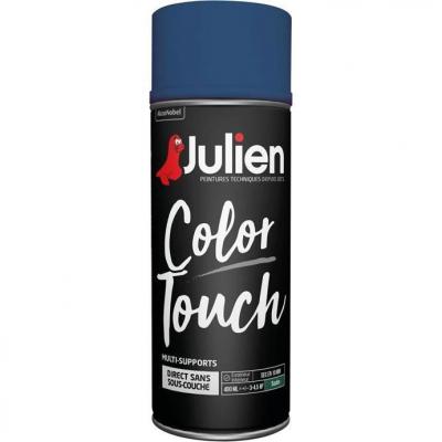 JULIEN Bombe de peinture Color touch  marine RAL 5003 satin&eacute; 400 ml