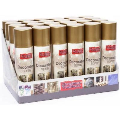 GENERIQUE Idena Spray d&eacute;coration No&euml;l, 150&nbsp;ml, 1&nbsp;pi&egrave;ce, or, 8580420