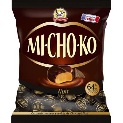 LA PIE QUI CHANTE Bonbons Caramel Chocolat Noir Michoko - Le Sachet De 280 G