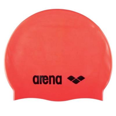 ARENA  - Classic Silicone - Bonnet de bain fluored /noir