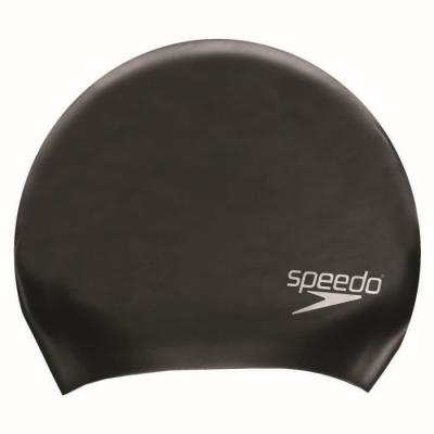 SPEEDO Bonnet de natation  (cheveux longs) - Taille unique Noir