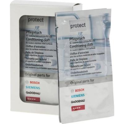 BOSCH Lingettes nettoyantes (x5) entretien inox d'origine