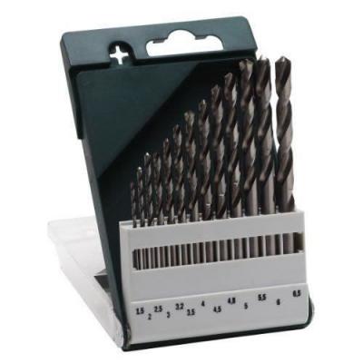 BOSCH  2609255061 Set De 13 Forets &agrave; M&eacute;taux Rectifi&eacute;s Hss-G Din 338