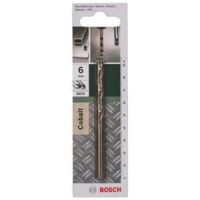 BOSCH  2609255074 Foret &agrave; M&eacute;taux Rectifi&eacute; Hss-Co Din 338 Longueur 93 Mm Diam&egrave;tre 6 Mm