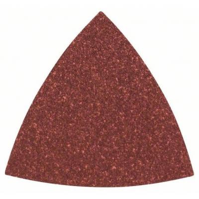 BOSCH ACCESSORIES Feuille abrasive 82 mm G80, RW, non perfor&eacute;, velcro - 5 pi&egrave;ces