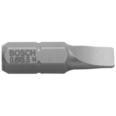 BOSCH  Embout pour vis a fente 8 mm extra-dur - Forme E 6.3