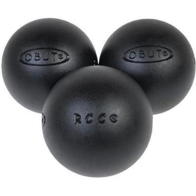 OBUT Boules de p&eacute;tanque  rcc plus 72mm noir taille : 680g r&egrave;f : 14034