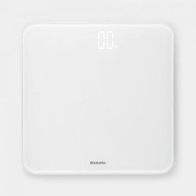 BRABANTIA P&egrave;se-personne num&eacute;rique &agrave; piles Renew  blanc