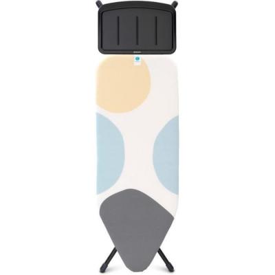 BRABANTIA  - RFGS - Table &agrave; repasser - Taille C - 124 x 45 cm - Spring Bubbles 