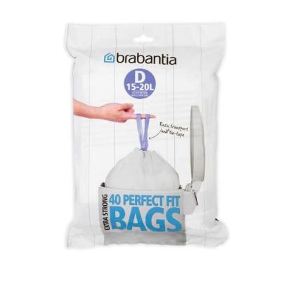 BRABANTIA  - Sacs poubelle PerfectFit, Distributeur, 15-20L - 362187