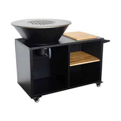 SWEEEK Brasero barbecue D80cm stromboli, noir