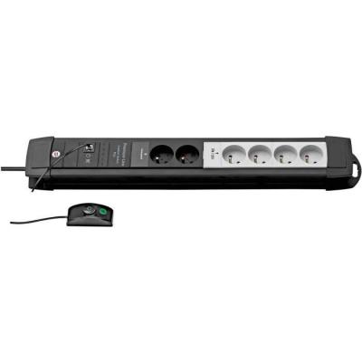 BRENNENSTUHL  bloc multiprise premium plus 2+4 prises 3m avec interrupteur d&eacute;port&eacute;