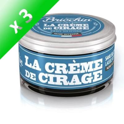 JACQUES BRIOCHIN BRIOCHIN Cr&egrave;me de cirage - 50 ml - Sans silicone - Noir intense