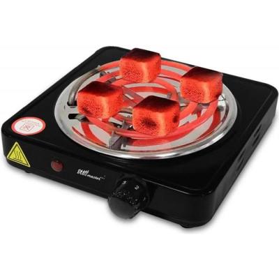 BROIL MASTER Broil-Master&reg; Allume Charbon - &Eacute;lectrique, 1000 W, Thermostat 5 Positions, Protection Surchauffe, En Noir - Plaque Chauffante Chicha, Narguil&eacute;, Charbon Naturel