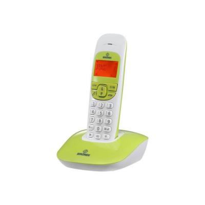 BRONDI NICE - T&eacute;l&eacute;phone sans fil avec ID d'appelant - DECTGAP - blanc, vert