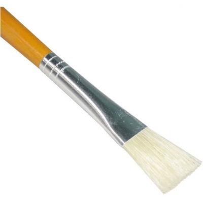 SAVY Brosse &agrave; tableau plate  10 mm Soies naturelles blanchies